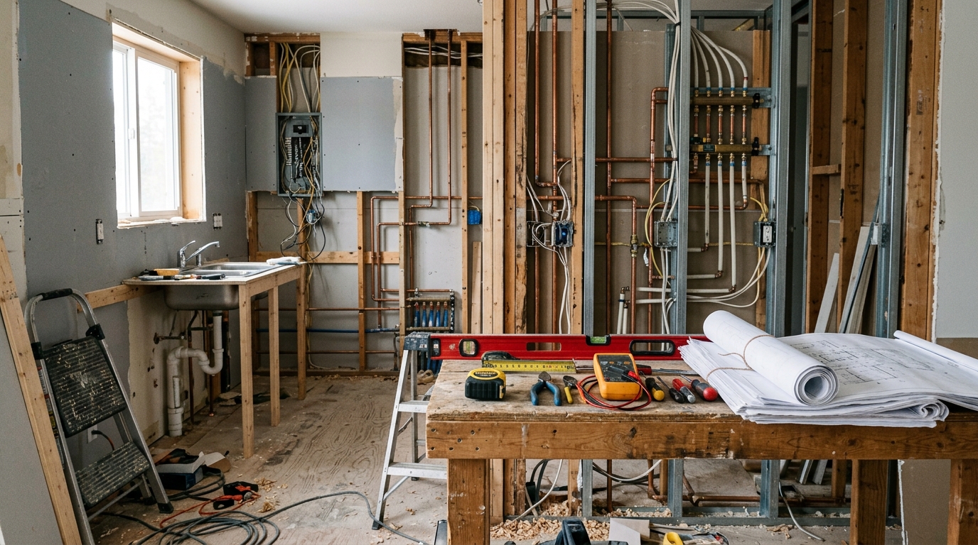 Coordonner plomberie, électricité et finition dans une rénovation de cuisine : ce que les clients sous-estiment toujours